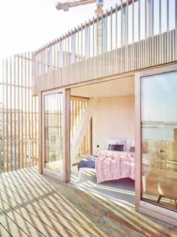 Freebooter Biophilic Apartment Building GG loop Amsterdam Netherlands deck Freebooter Biophilic Apartment Building GG loop Amsterdam Netherlands deck