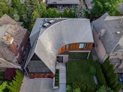 RHEINZINK America A-House Greg Van Riel Photography Aerial RHEINZINK America A-House Greg Van Riel Photography Aerial