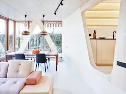 Freebooter Biophilic Apartment Building GG loop Amsterdam Netherlands Dining Room Freebooter Biophilic Apartment Building GG loop Amsterdam Netherlands Dining Room