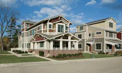 Exterior street view of the Not So Big Showhouse in Libertyville, Illinois Exterior street view of the Not So Big Showhouse in Libertyville, Illinois