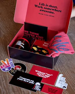 Pro Builder's 2023 Builder of the Year, Schell Brothers, welcome kit for new employees Pro Builder's 2023 Builder of the Year, Schell Brothers, welcome kit for new employees