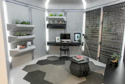 Prototype lunar habitat interior 3D printed Prototype lunar habitat interior 3D printed