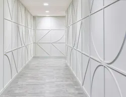 Dey & Bergen modern white hallway interior Dey & Bergen modern white hallway interior