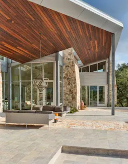 Petersen Aluminum Carson Design Associates Texas Hill Country Modern House Soffit detail Petersen Aluminum Carson Design Associates Texas Hill Country Modern House Soffit detail