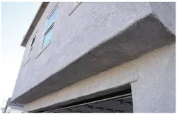 Stucco Wrapped Overhang Stucco Wrapped Overhang