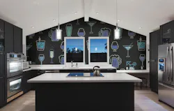 Artaic GLYPH Collection Storytime Drinks Electric Kitchen Dark Cabinets Artaic GLYPH Collection Storytime Drinks Electric Kitchen Dark Cabinets