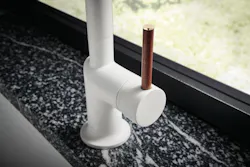 Teak customizable faucet handle Teak customizable faucet handle