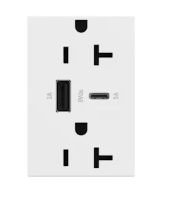 Legrand Adorne Ultra Fast USB Outlet white Legrand Adorne Ultra Fast USB Outlet white