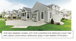 Single-family detached houses built by New Seabury Homes using off-site construction methods Single-family detached houses built by New Seabury Homes using off-site construction methods