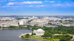 Aerial view of Washington, D.C. Aerial view of Washington, D.C.