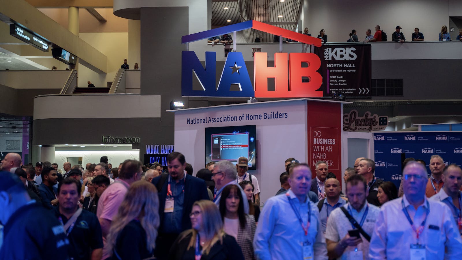Attendees at the International Builders' Show