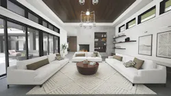 Living room and interior in Riverscape by TK Design & Associates Living room and interior in Riverscape by TK Design & Associates