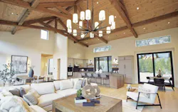 The great room in the Panorama Idea Home. The great room in the Panorama Idea Home.