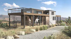 Exterior view of Cavco Homes' Bungalow model home Exterior view of Cavco Homes' Bungalow model home