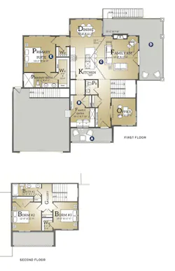 Floor plan for Aurora designed by TK Design & Associates Floor plan for Aurora designed by TK Design & Associates