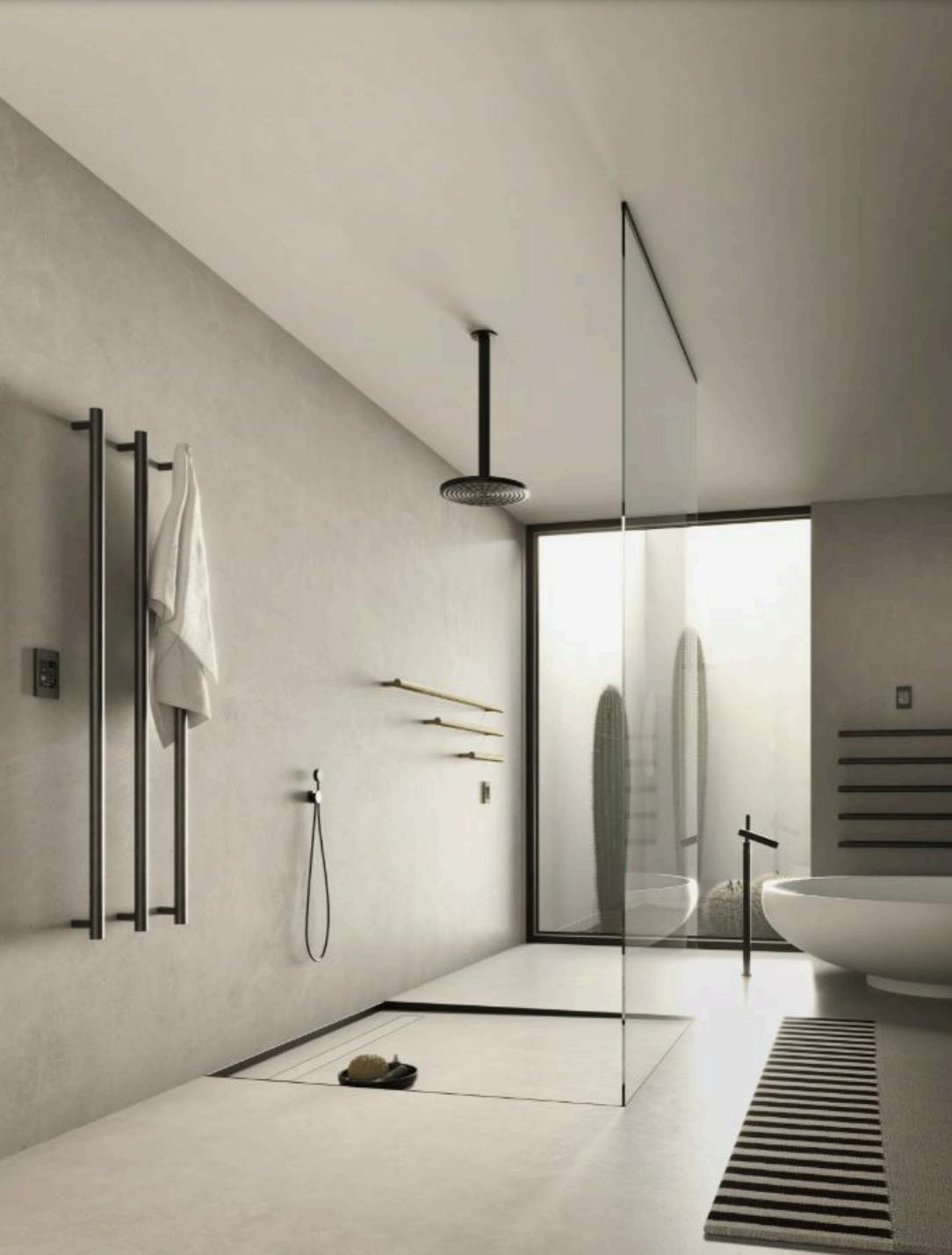 Modello i by Amba Products heated towel rack