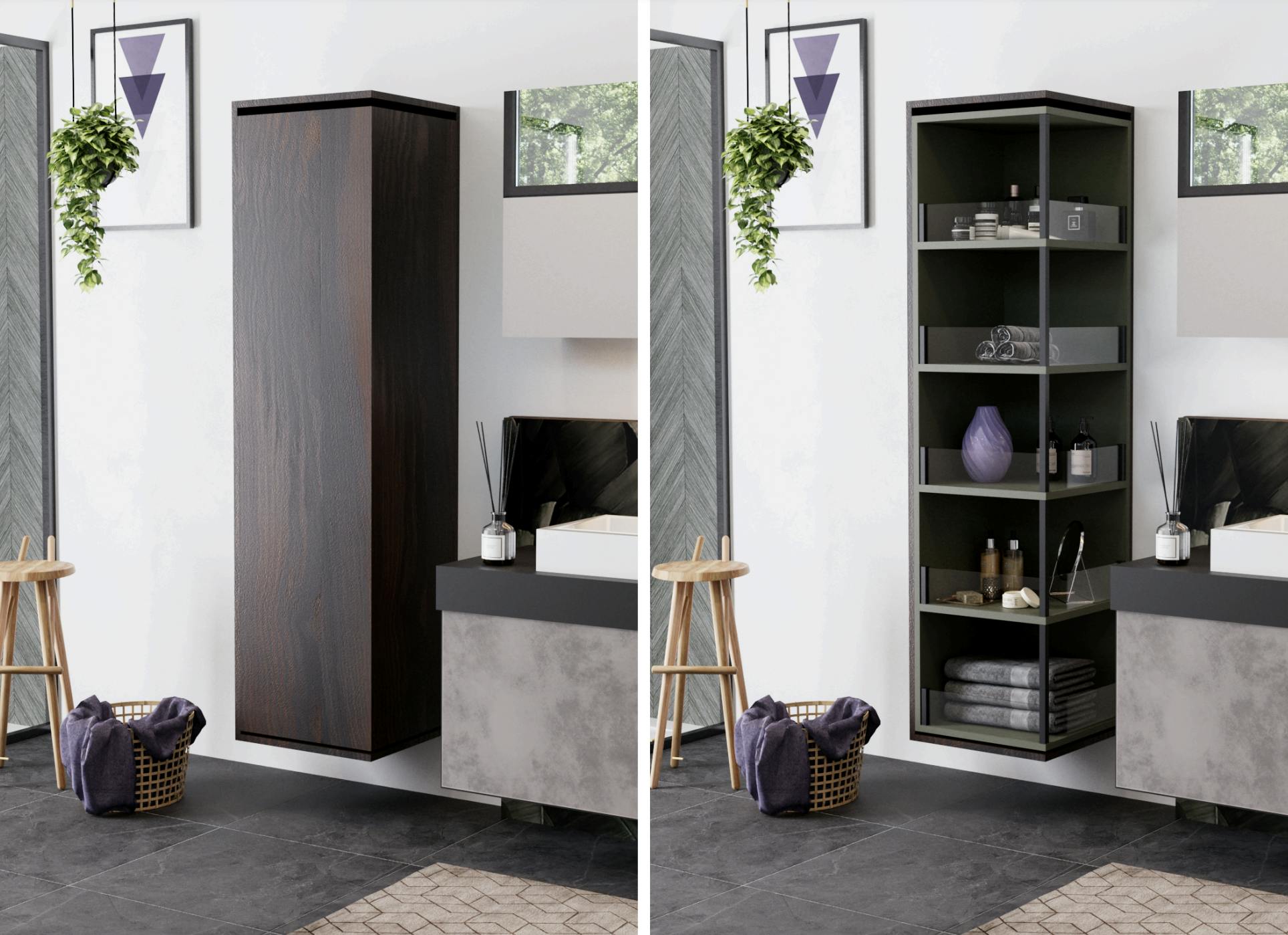 FurnSpin cabinet system from Hettich