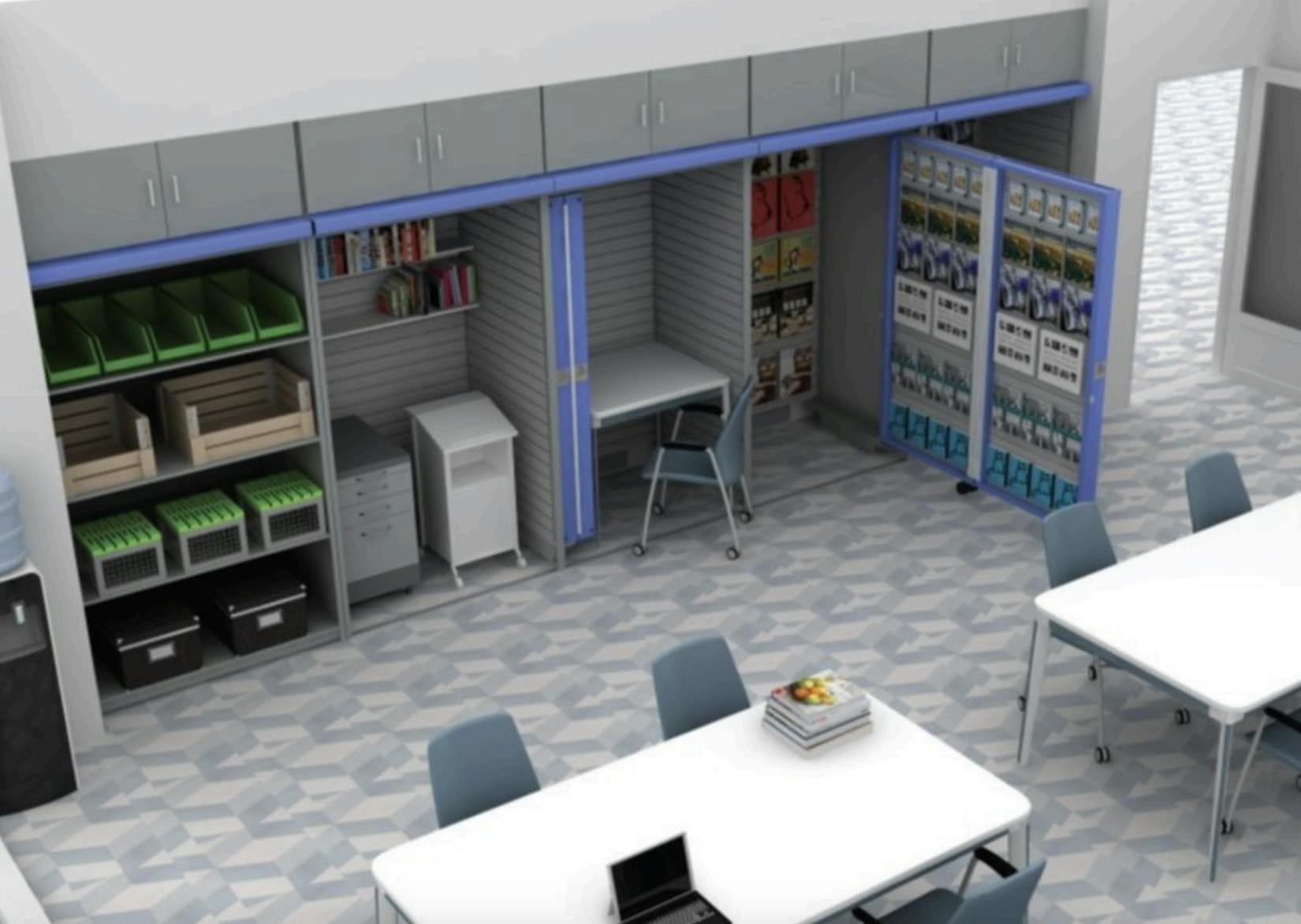 ActivWall from Aurora Storage Products is a flexible storage system