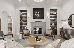 Living room in a Manuel Builders' home Living room in a Manuel Builders' home