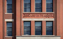 Brick detail from the facade of the Peabody School Apartments, a 2023 BALA winner Brick detail from the facade of the Peabody School Apartments, a 2023 BALA winner
