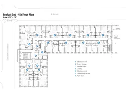 Floor plans for the adaptive reuse of A & Indiana, a 2023 BALA winner Floor plans for the adaptive reuse of A & Indiana, a 2023 BALA winner