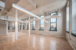 The recreation space in the renovated A & Indiana warehouse building The recreation space in the renovated A & Indiana warehouse building