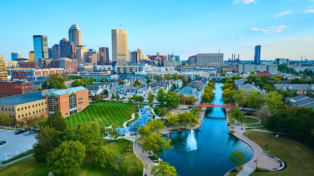 A view of the the Indianapolis city skyline, a city that expects to see its home sales increase.