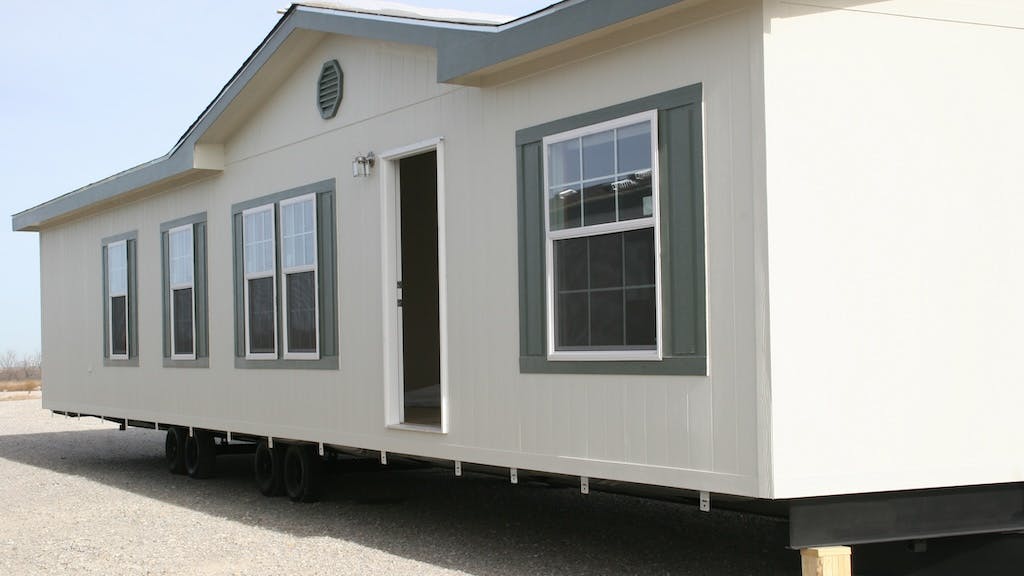 Manufactured homes, like this one, are an affordable housing type for Americans.