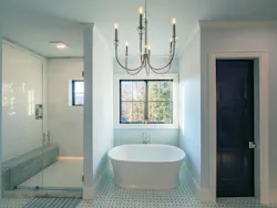 Primary bathroom at The House That Blues Built Primary bathroom at The House That Blues Built