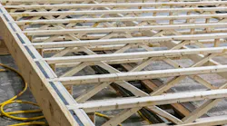 Open Joist truss system assembly for The Picket Fence Idea Home Open Joist truss system assembly for The Picket Fence Idea Home