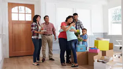 Multi-generational household moving into new home Multi-generational household moving into new home