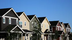 Row of homes Row of homes