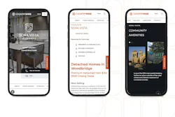 View of CountryWide Homes' website on mobile View of CountryWide Homes' website on mobile