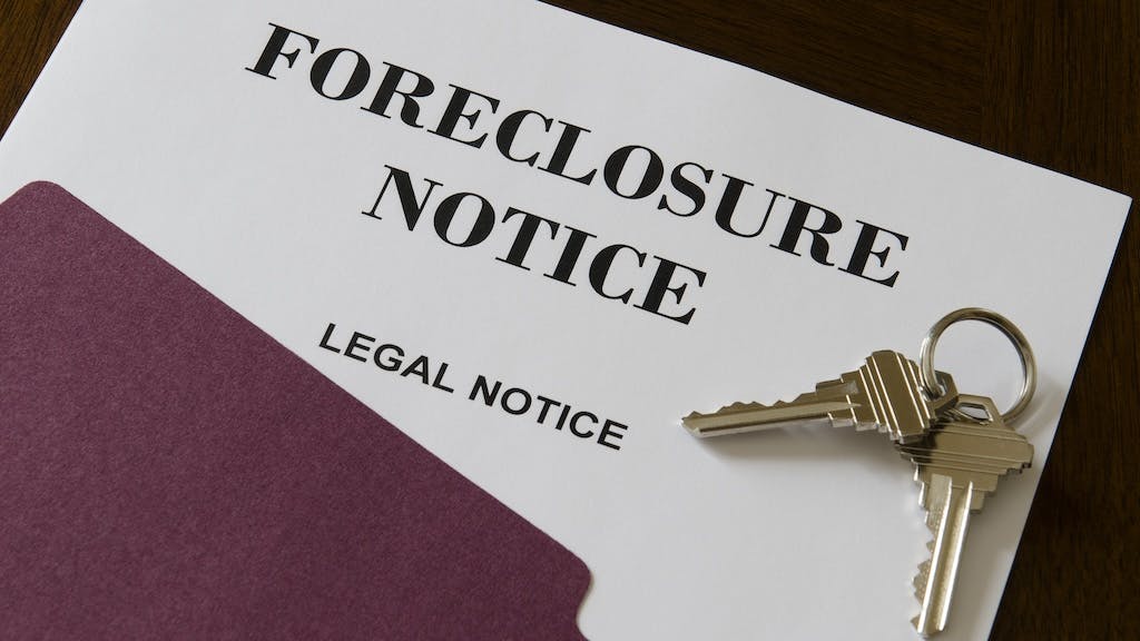 Foreclosure notice