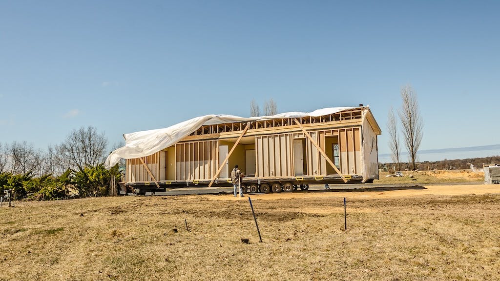 Manufactured home in progress