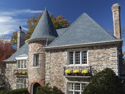 Realistic-looking DaVinci Roofscapes composite slate tiles resist high winds, severe weather, impact, fire and cracking. Backed by a Lifetime Limited Materials Warranty. Realistic-looking DaVinci Roofscapes composite slate tiles resist high winds, severe weather, impact, fire and cracking. Backed by a Lifetime Limited Materials Warranty.