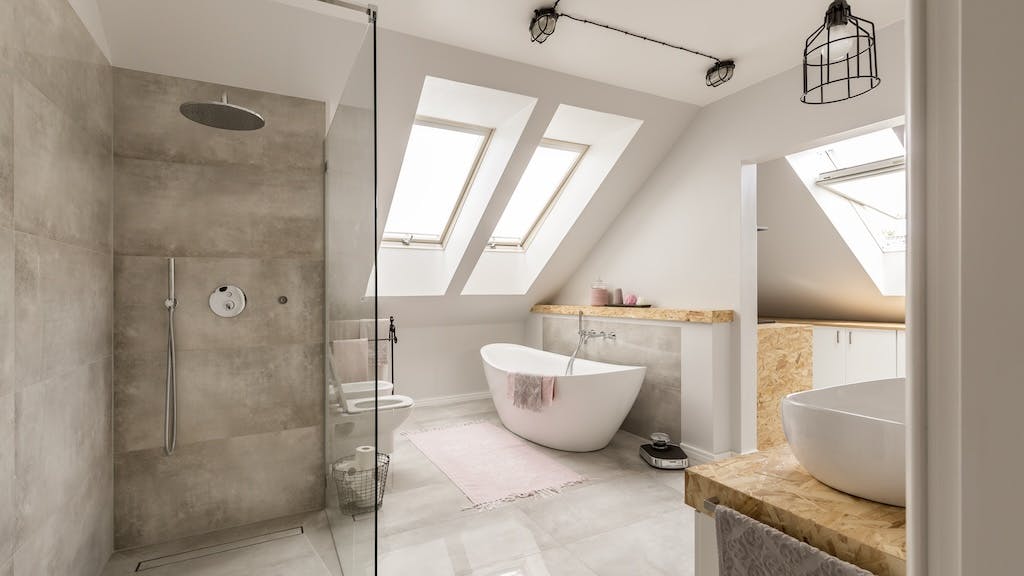 Bathroom showcasing wellness and accessible features