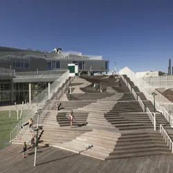 Builders appreciate Thermory Benchmark Ash for its durability, stability, and ease of installation. The thermal modification process, providing 25+ years of rot resistance, reduces warping, shrinking, and moisture absorption, making it ideal for both interior and exterior use. Its natural resistance to pests and fungi eliminates the need for chemical treatments, and its low-maintenance nature reduces long-term upkeep costs. Every board is joint end matched (JEM), so almost no waste is created, and boards don’t need to rest on a joist. The wood’s consistent quality, beautiful finish, and sustainability make it a fitting solution for decking, cladding, interior and more. Builders appreciate Thermory Benchmark Ash for its durability, stability, and ease of installation. The thermal modification process, providing 25+ years of rot resistance, reduces warping, shrinking, and moisture absorption, making it ideal for both interior and exterior use. Its natural resistance to pests and fungi eliminates the need for chemical treatments, and its low-maintenance nature reduces long-term upkeep costs. Every board is joint end matched (JEM), so almost no waste is created, and boards don’t need to rest on a joist. The wood’s consistent quality, beautiful finish, and sustainability make it a fitting solution for decking, cladding, interior and more.