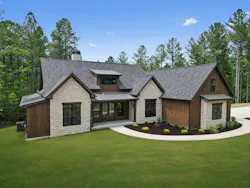 Boulder Ridge is one of 45 house plans, most with multiple elevation options, offered by Brown Haven Homes for on-your-lot customers. At 2,970 square feet, the two-level modern mountain home features four bedrooms, three-and-a-half baths, and a three-car garage. Boulder Ridge is one of 45 house plans, most with multiple elevation options, offered by Brown Haven Homes for on-your-lot customers. At 2,970 square feet, the two-level modern mountain home features four bedrooms, three-and-a-half baths, and a three-car garage.