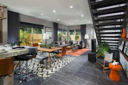 The Edge plan by Shea Homes demonstrates how single-family detached architecture oriented toward an eased sideyard creates the opportunity for private, light-filled spaces that live very differently from townhome interiors. The Edge plan by Shea Homes demonstrates how single-family detached architecture oriented toward an eased sideyard creates the opportunity for private, light-filled spaces that live very differently from townhome interiors.