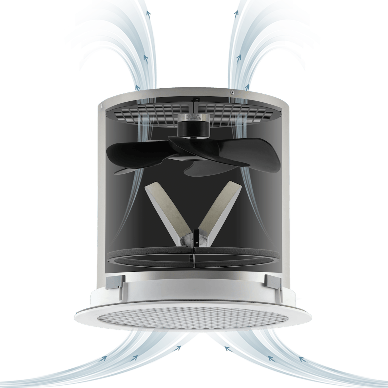 The EPS focus whole house fan system by Solatube