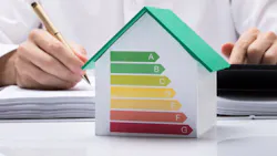 Concept of an energy efficient home Concept of an energy efficient home