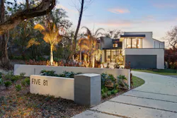 Driveway leading up to The New American Home 2026 Driveway leading up to The New American Home 2026