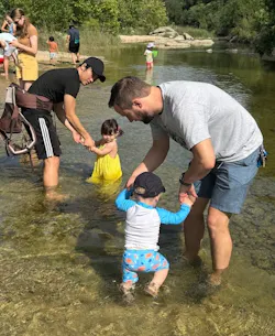 Wolf Ranch offers miles of scenic trails, shady groves of heritage oaks, and the San Gabriel River flowing nearby, where kids (and grown-ups) can roam, splash, and explore nature’s playground right at home. Wolf Ranch offers miles of scenic trails, shady groves of heritage oaks, and the San Gabriel River flowing nearby, where kids (and grown-ups) can roam, splash, and explore nature’s playground right at home.