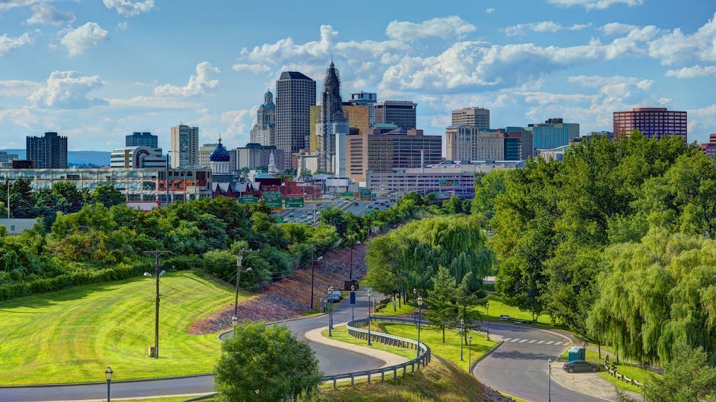 Hartford, Conn., skyline