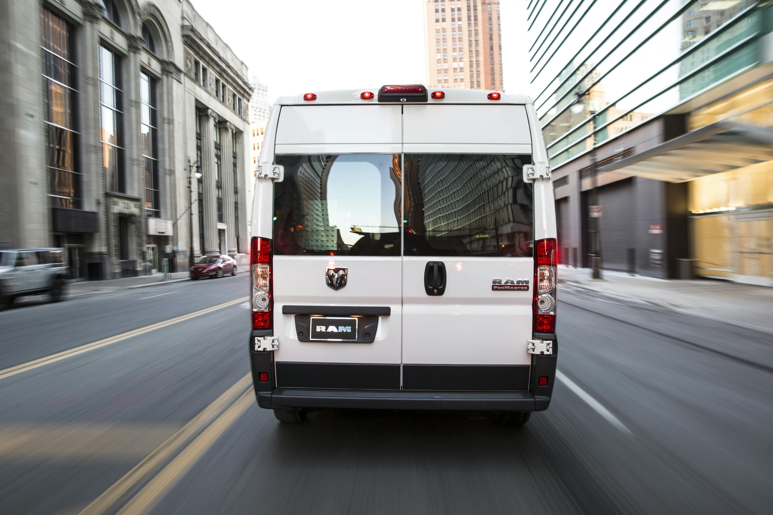 The newer vans eliminate the curved sides found in traditional vans that minimiz