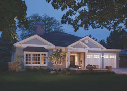 Jackson & LeRoy increased the pitch of the roof, which allowed them to incorporate gables and additional fascia and soffit details. Jackson & LeRoy increased the pitch of the roof, which allowed them to incorporate gables and additional fascia and soffit details.