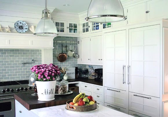 Traditional white kitchen
