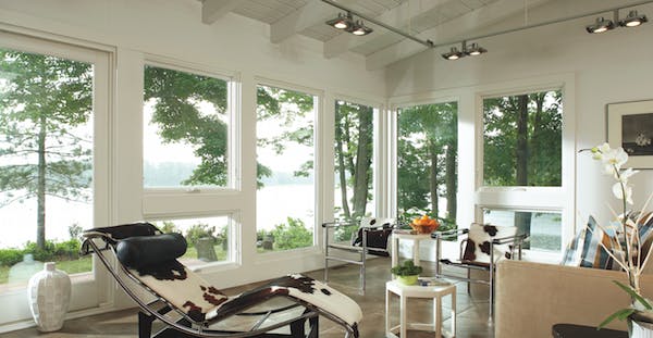 Among architect Doug Walter's Pro's Picks from 2016 IBS/KBIS is Marvin Windows' contemporary awning.