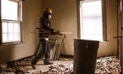 Plaster demolition worker Plaster demolition worker